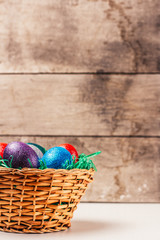 Easter Eggs In Basket