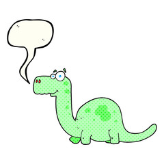 comic book speech bubble cartoon dinosaur