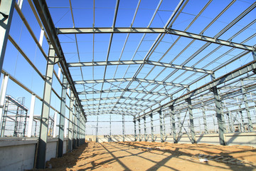 Fototapeta premium Steel frame structure