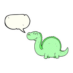 comic book speech bubble cartoon dinosaur
