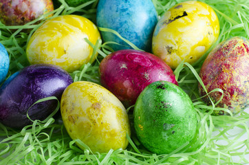 Colorful Easter eggs 