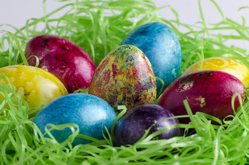 Colorful Easter eggs 