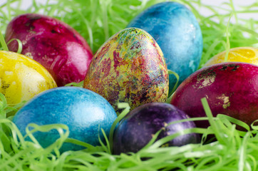 Colorful Easter eggs 