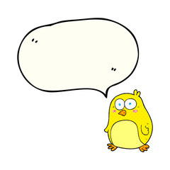 comic book speech bubble cartoon bird