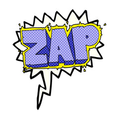 comic book speech bubble cartoon zap symbol
