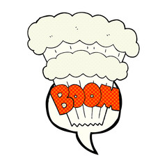 comic book speech bubble cartoon explosion