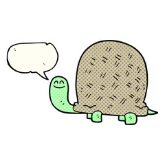 comic book speech bubble cartoon tortoise
