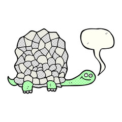 comic book speech bubble cartoon tortoise