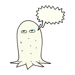 comic book speech bubble cartoon halloween ghost