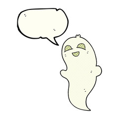 comic book speech bubble cartoon halloween ghost