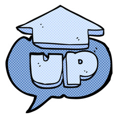 comic book speech bubble cartoon up symbol