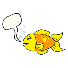 comic book speech bubble cartoon fish