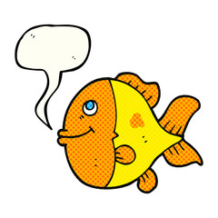 comic book speech bubble cartoon fish