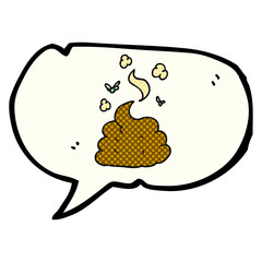 comic book speech bubble cartoon gross poop