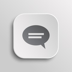 Pictograph of message or chat