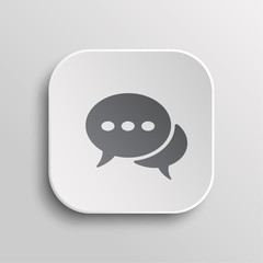 Pictograph of message or chat