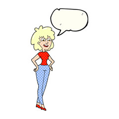 comic book speech bubble cartoon surprised woman