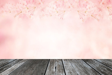 Naklejka na ściany i meble Abstract pink flower background