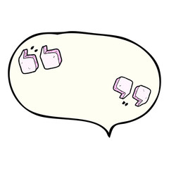 comic book speech bubble cartoon quotation marks