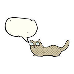 comic book speech bubble cartoon cat