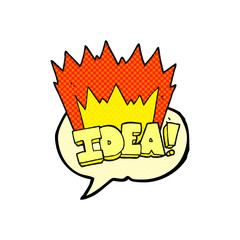comic book speech bubble cartoon idea symbol