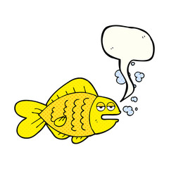 comic book speech bubble cartoon funny fish