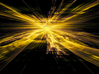 Abstract digitally generated image technology background