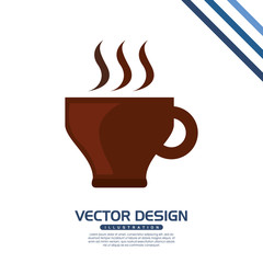 coffee time icon design 