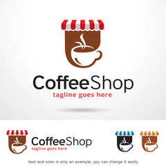 Coffee Shop Logo Template Design Vector