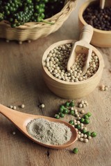 seed pepper and dried