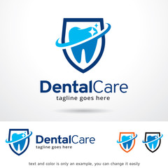 Dental Care Logo Template Design Vector