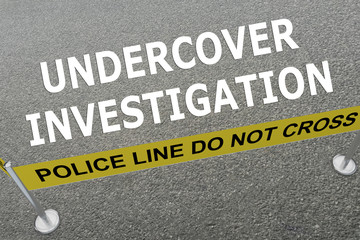 Fototapeta na wymiar Undercover Investigation concept