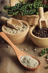 seed pepper and dried