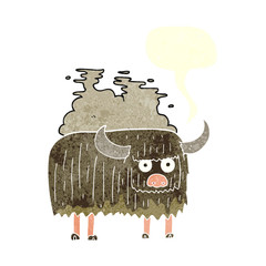 retro speech bubble cartoon smelly cow