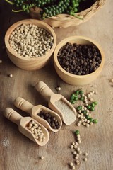 seed pepper and dried