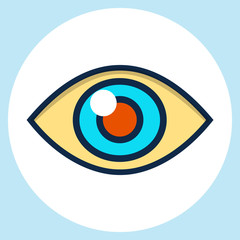 Vector eye  icon 