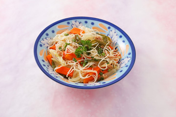 沖縄料理　そうめんチャンプルー