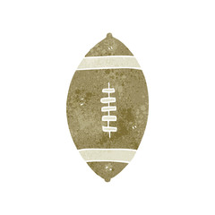 retro cartoon football