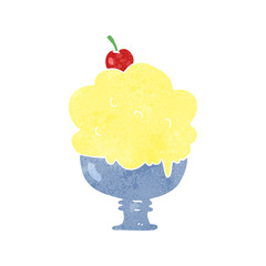 retro cartoon ice cream