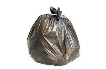 garbage bags isolated on a white background