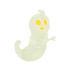 retro cartoon ghost