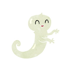 retro cartoon ghost