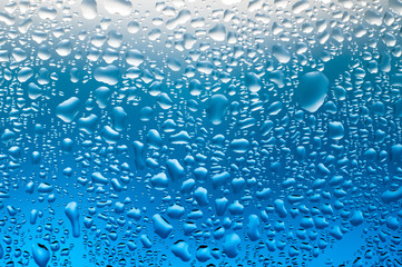 Water drops abstract background