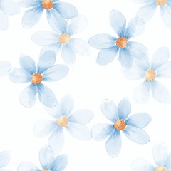 Delicate floral set. Seamless pattern 33