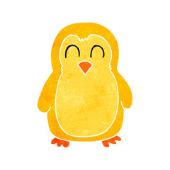 retro cartoon bird