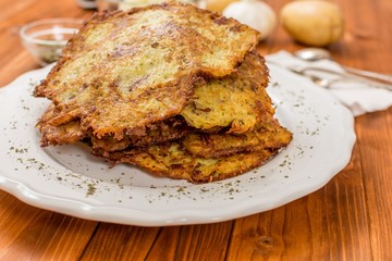 Fried potato pancake