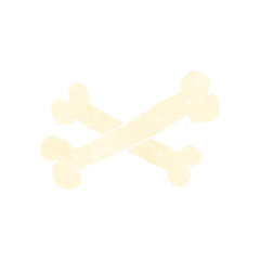 retro cartoon bones