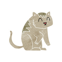 retro cartoon cat