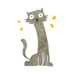 retro cartoon cat
