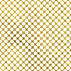 White and gold  pattern. Abstract polka dot background. 